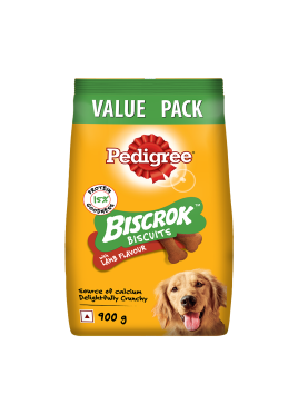 Pedigree Biscrok Biscuits In Lamb Flavour 900g